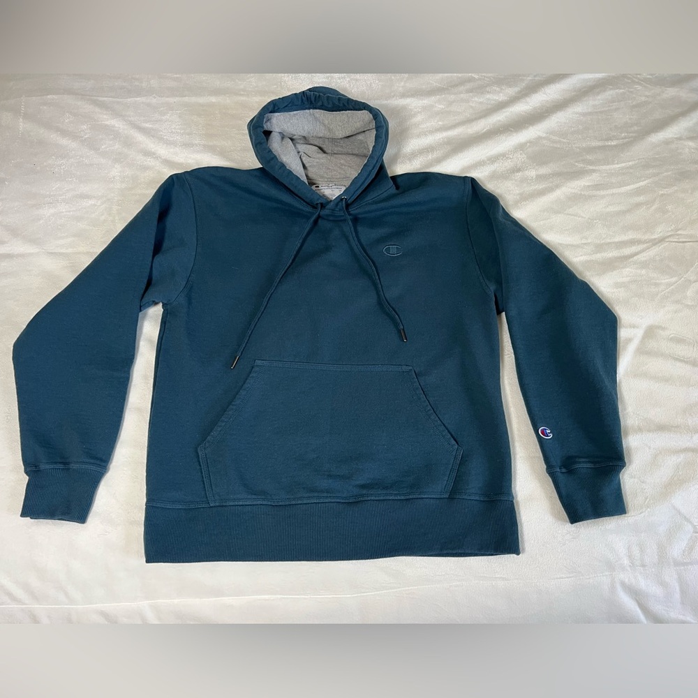 Champion Men's Teal‎ Hoodie Size Medium